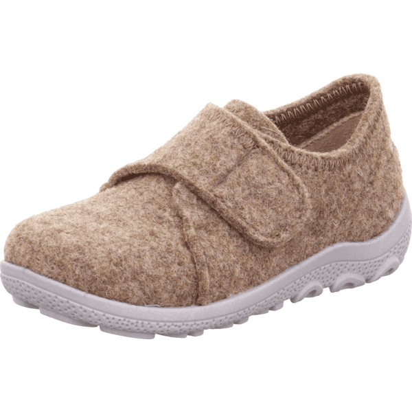 superfit Hausschuh Happy beige/grau (mittel)