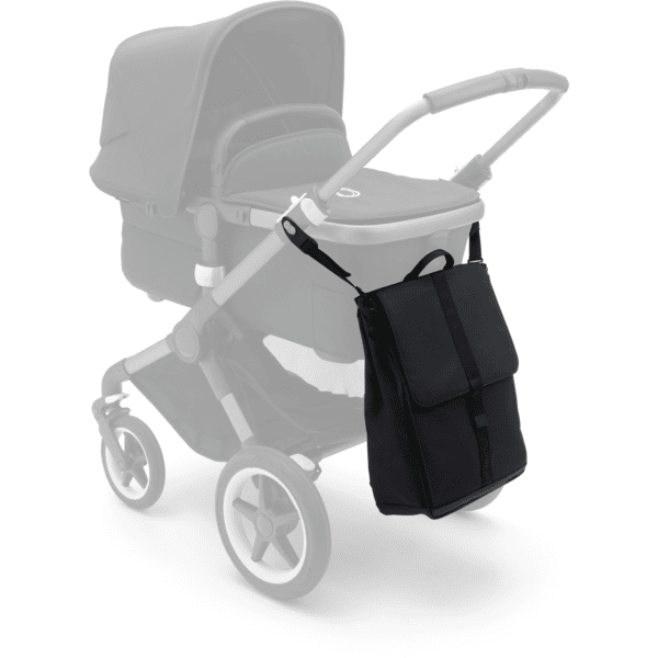 bugaboo Sac a langer dos Midnight Black roseoubleu