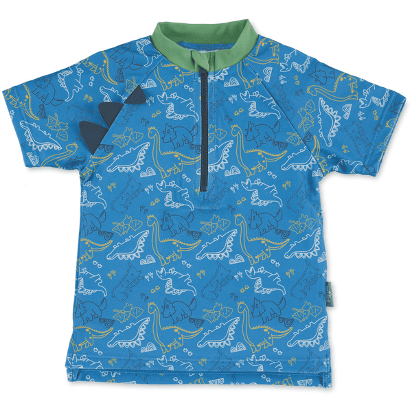 Sterntaler Kurzarm-Schwimmshirt Dino blau