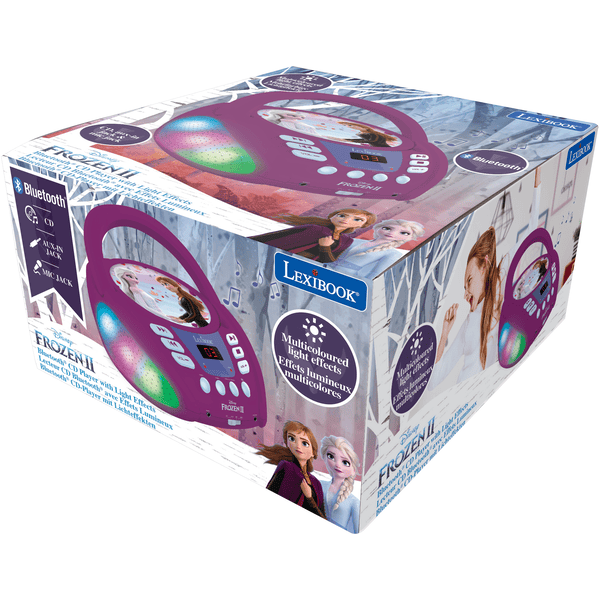 LEXIBOOK Lecteur CD enfant Bluetooth Avengers effets lumineux