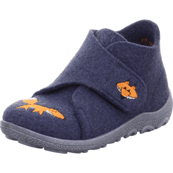 superfit Hausschuh Happy blau/orange (mittel)