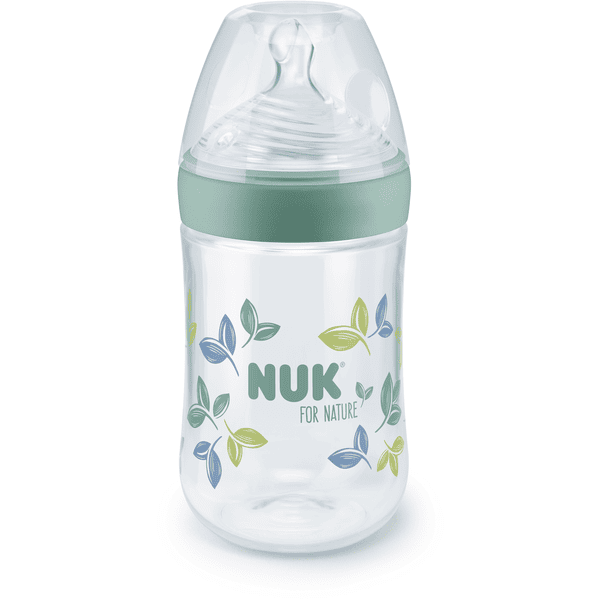 NUK Kojenecká láhev NUK pro Nature 260 ml, zelená