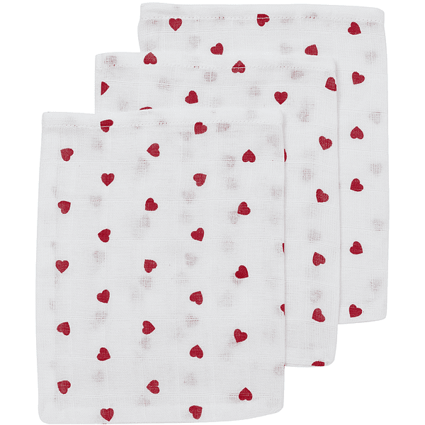 Meyco Gant de toilette pack de 3 Sweet Heart 20 x 17 cm