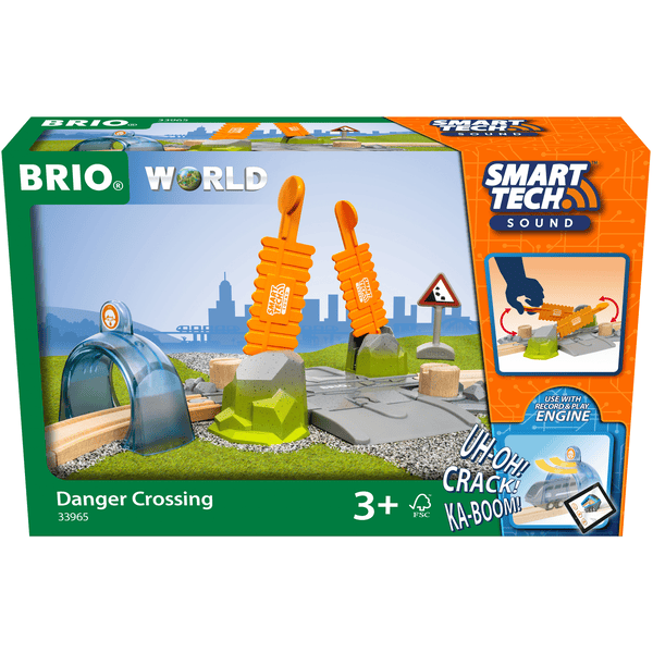 BRIO ® Smart Tech Sound Adventure Railroad Crossing