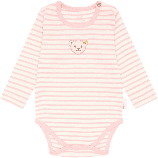 Steiff Langærmet bodysuit Silver Pink