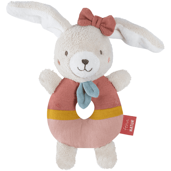 fehn® Hochet anneau lapin fehnNATUR