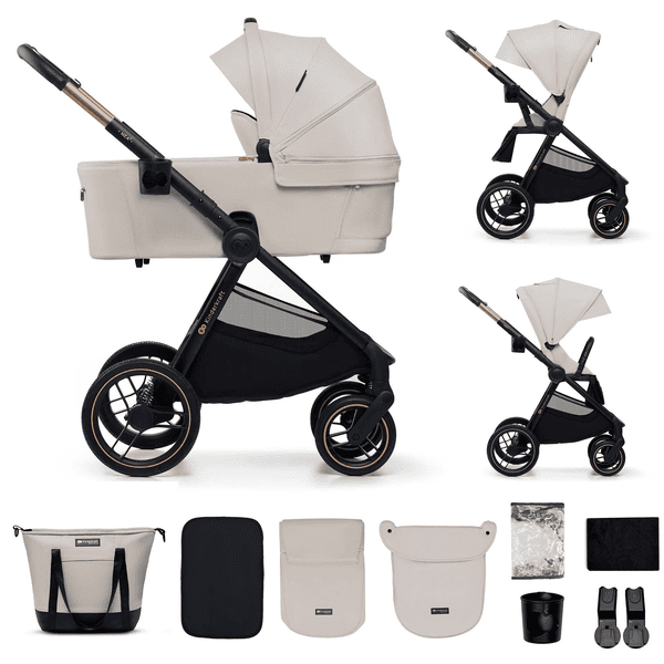 Kinderkraft Wózek dziecięcy 2w1 NEA 2 Soft Beige