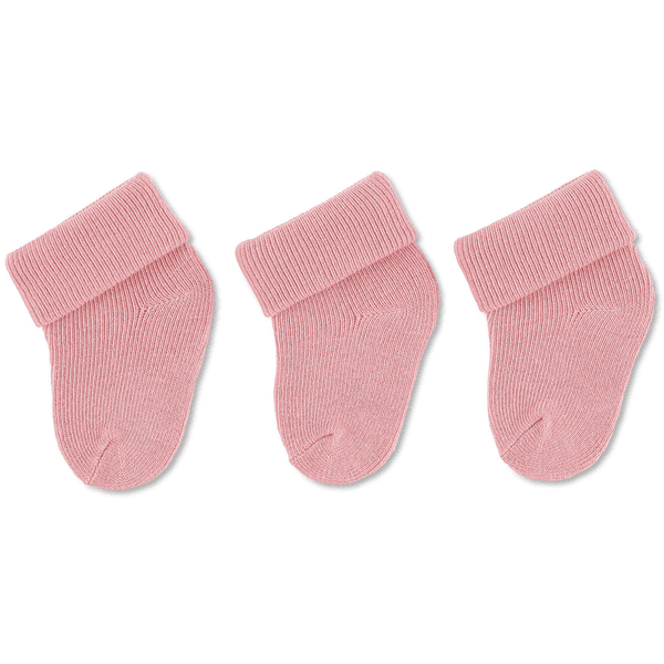 Sterntaler First Baby Sukat 3-pack vaaleanpunainen