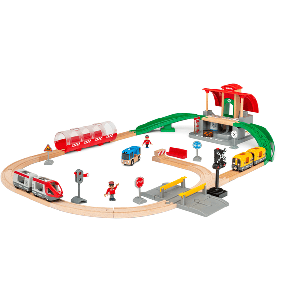 BRIO ® WORLD Estación de tren de juguete City grande 