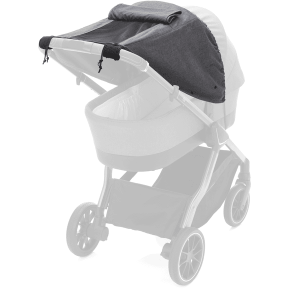fillikid  Solskydd Deluxe grå melange för barnvagn