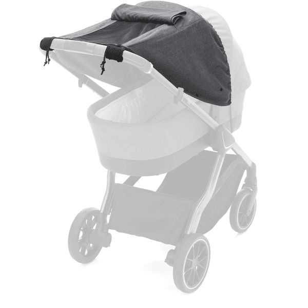 fillikid Sonnenschutz Deluxe grau melange für Kinderwagen