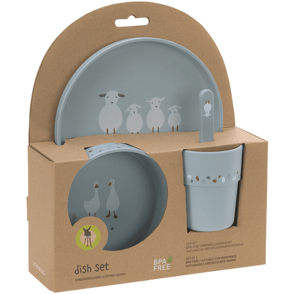 Bicchiere per bambini - Tiny Farmer Sheep blue