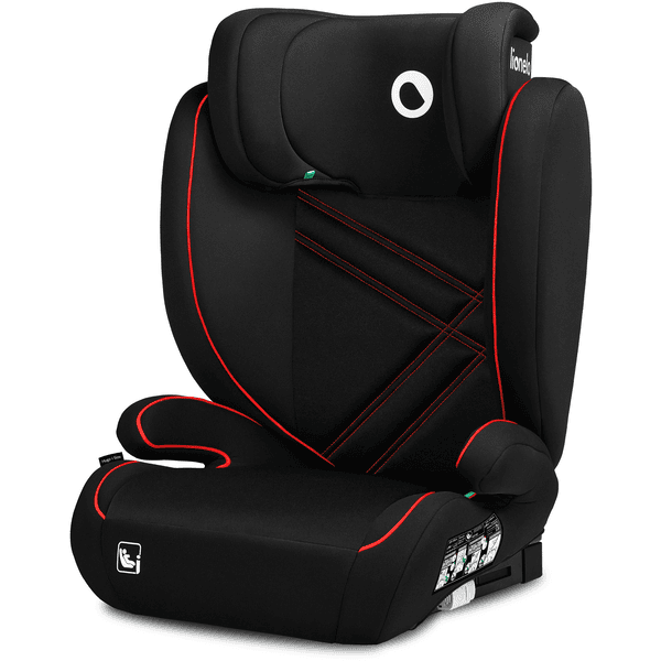 lionelo Kindersitz Hugo i-Size Sporty Black Red