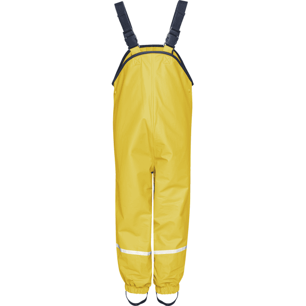 Playshoes Salopette de pluie enfant polaire jaune