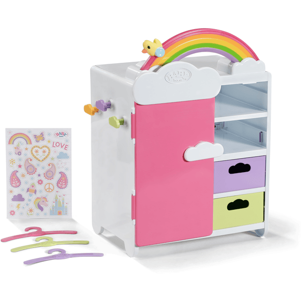 Zapf Creation BABY born® Regnbue-garderobe