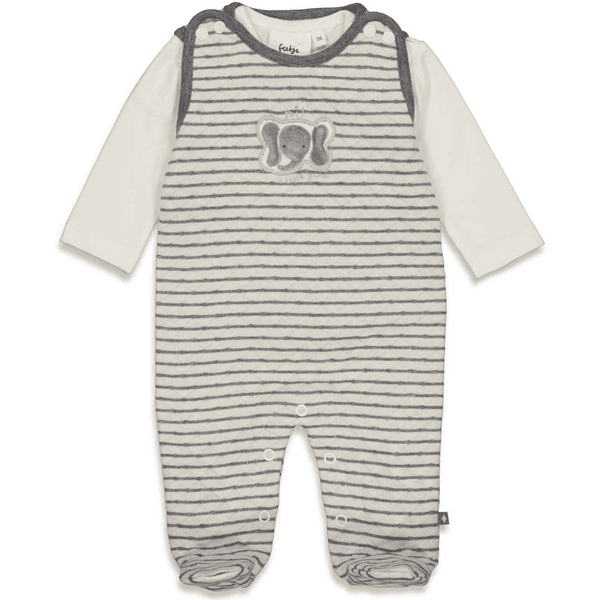 Feetje romper 2-piece Hi Elephant Off white 