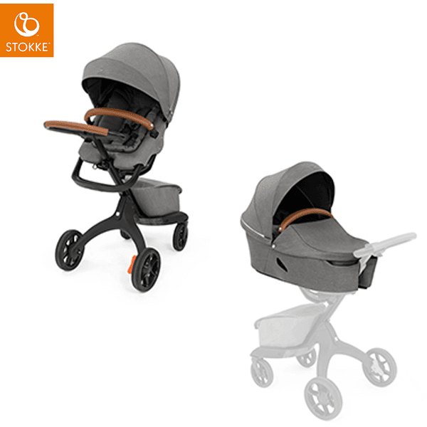 STOKKE® Kombikinderwagen Xplory® X inklusive Tragewanne Modern Grey