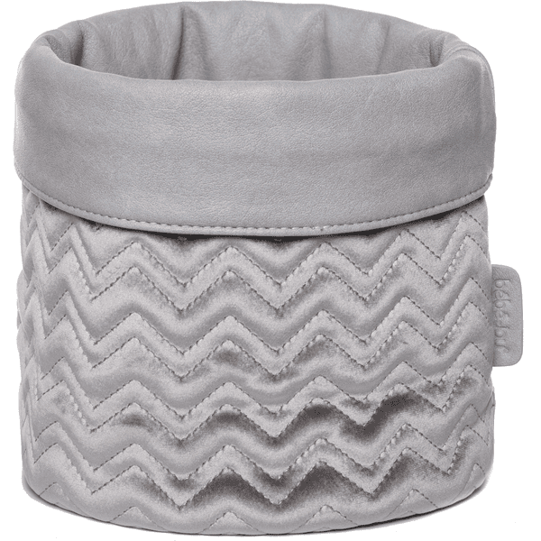 bébé-jou ® Nursing Basket Velvet Griffin Grey