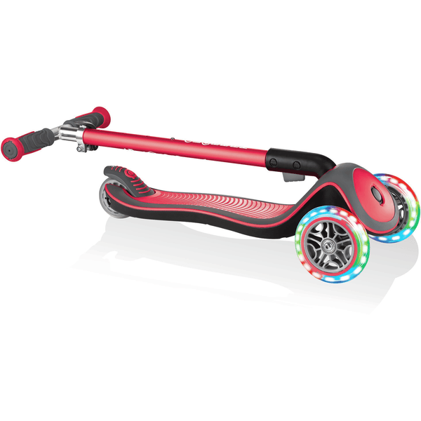 Patinete Globber Elite Deluxe de 3 ruedas para niños (plataforma sólida con  barra en T anodizada)