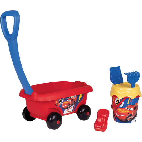Smoby Coches Carro de mano con juego de cubos Sand 