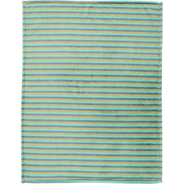 Alvi® Microfaserdecke mit UV Schutz Cornstripe 75 x 100 cm