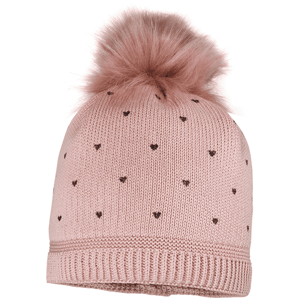 Maximo Casquette Coeurs rose havane 