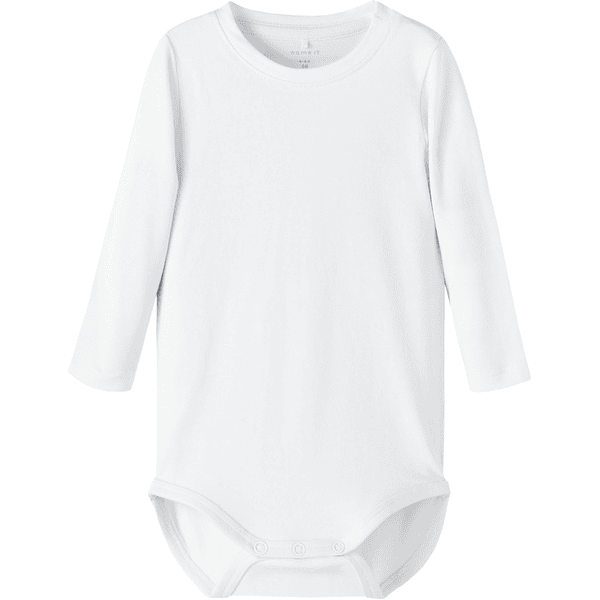 name it Langærmet bodysuit Nbnmus B right  White 