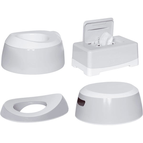 Luma®Babypleie Toaletter Treningssett lysegrå