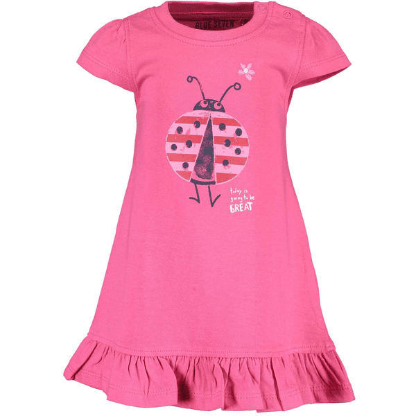 BLUE SEVEN  Girls Robe en tricot rose