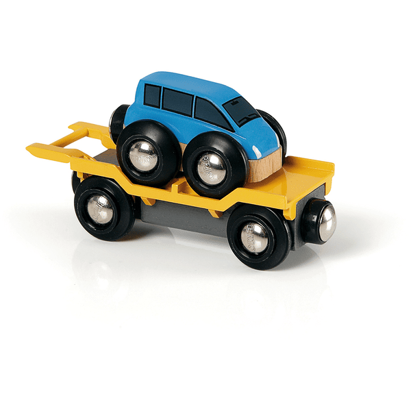 BRIO® WORLD Autotransporter mit Rampe 33577