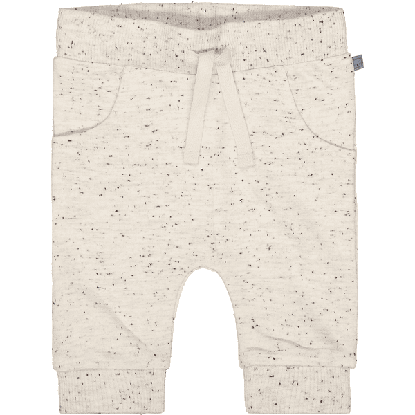 STACCATO  Pantalon sweat cream melange structuré