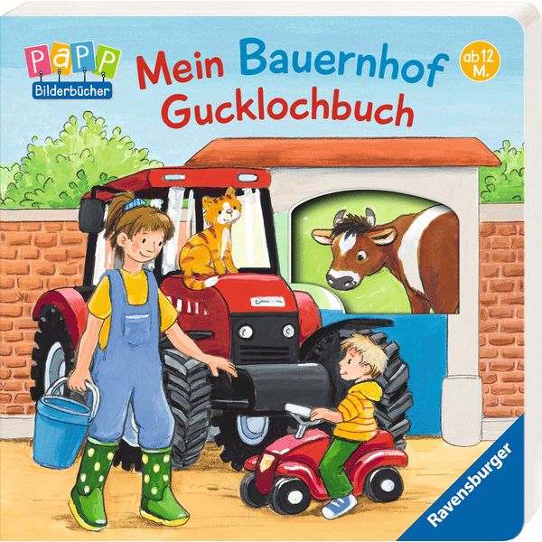 Ravensburger PaPP Bilderbücher - Mein Bauernhof Gucklochbuch 