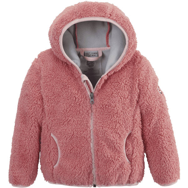 killtec Fleecejacke mit Kapuze rosa