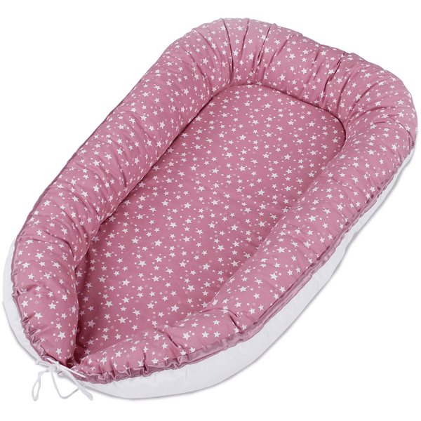 babybay® Kuschelnest beere Sterne weiß