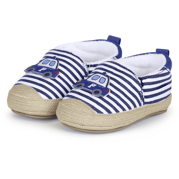 Sterntaler Boys Espadrilles Auto blau