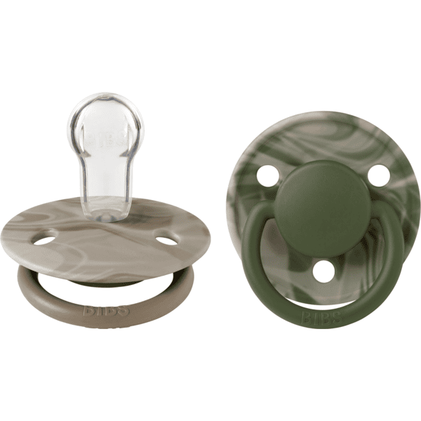 BIBS® Dummy De Lux Silicone 036 miesięcy Camo Tie Dye 2 szt