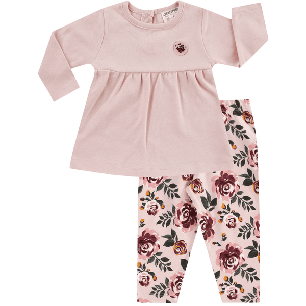 JACKY T-shirt manches longues et legging enfant CLASSIC GIRLS motifs rose clair