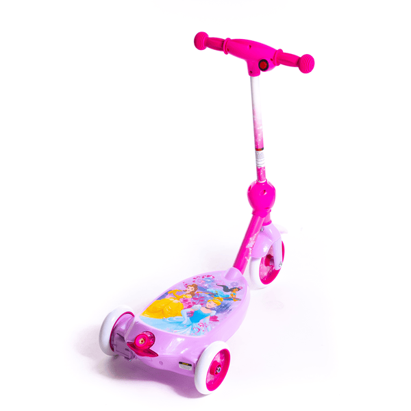 Huffy Trottinette électrique enfant 3 roues Disney Princess Bubble, rose