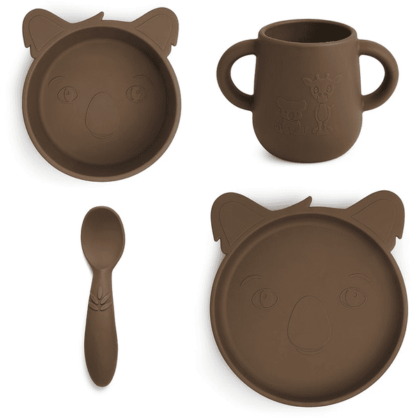 nuuroo Geschirrset Lykke Koala 4-teilig, Acorn