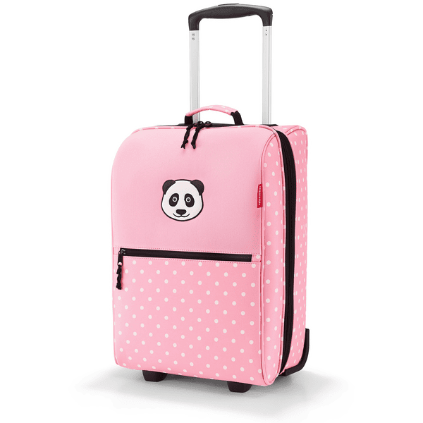 reisenthel trolley XS panda, stippen roze | pinkorblue.be