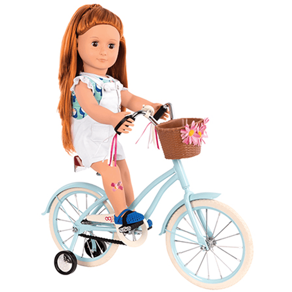 Our Generation Fahrrad mit Einkaufskorb Mehrfarbig