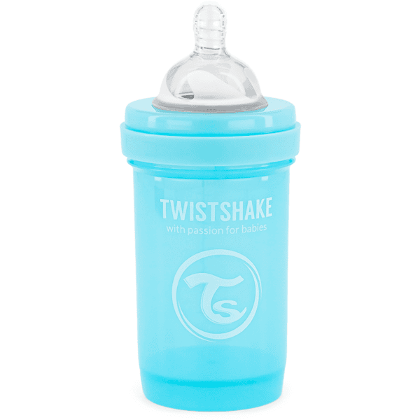 Twist shake Bebedero anticólico 180 ml pastel l azul 