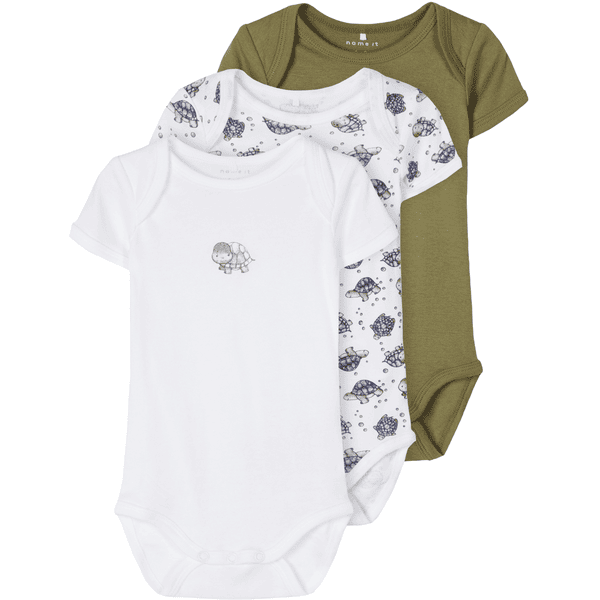 Name it Body 3-pack Loden Green Turtle