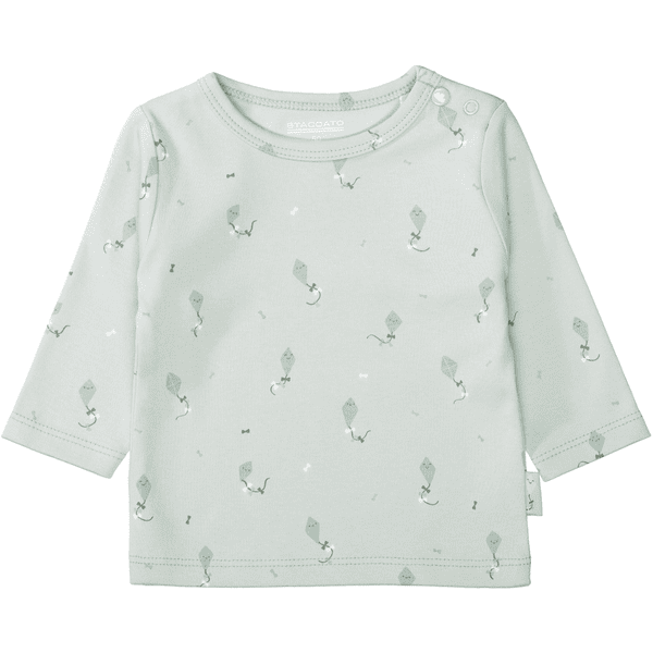 STACCATO Shirt ice green gemustert