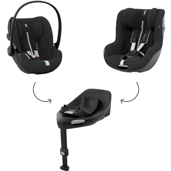 cybex GOLD Pack siège auto Sirona G cosy Cloud G base G Plus Moon Black