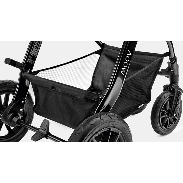 Moov Poussette combinée 3-en-1 multifonctions siège-auto Gris KINDERKRAFT  Pas Cher 