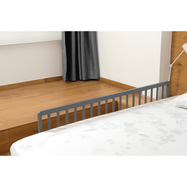 Geuther Barrière de lit enfant 140 cm gris