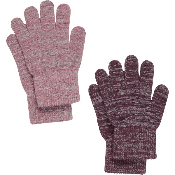 CeLaVi Gants enfant Rose Brown lot de 2