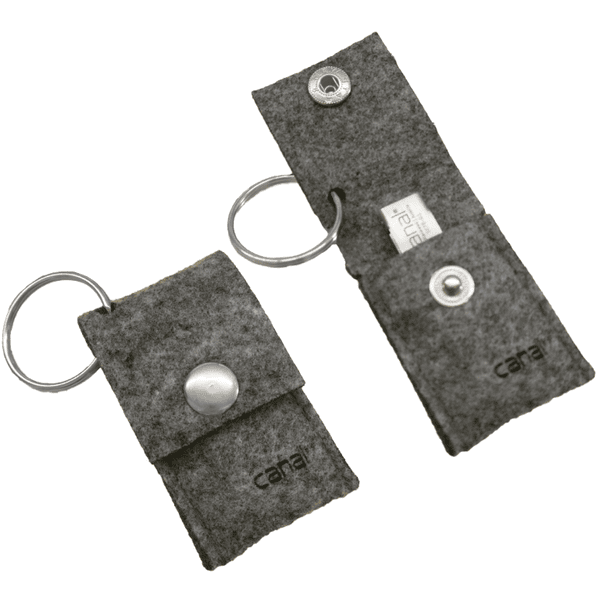 canal® Vilten etui "sleutelhanger" incl. 3 in 1 tondeuse, roestvrij