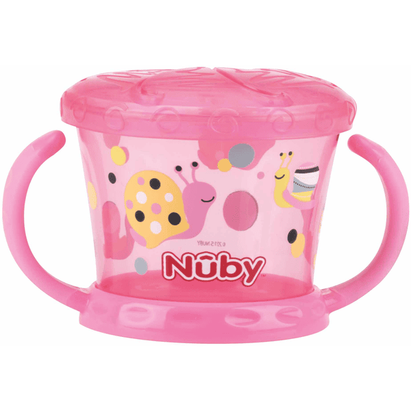 Nûby snackbeker met shakerbescherming Color vanaf 12 maanden in roze